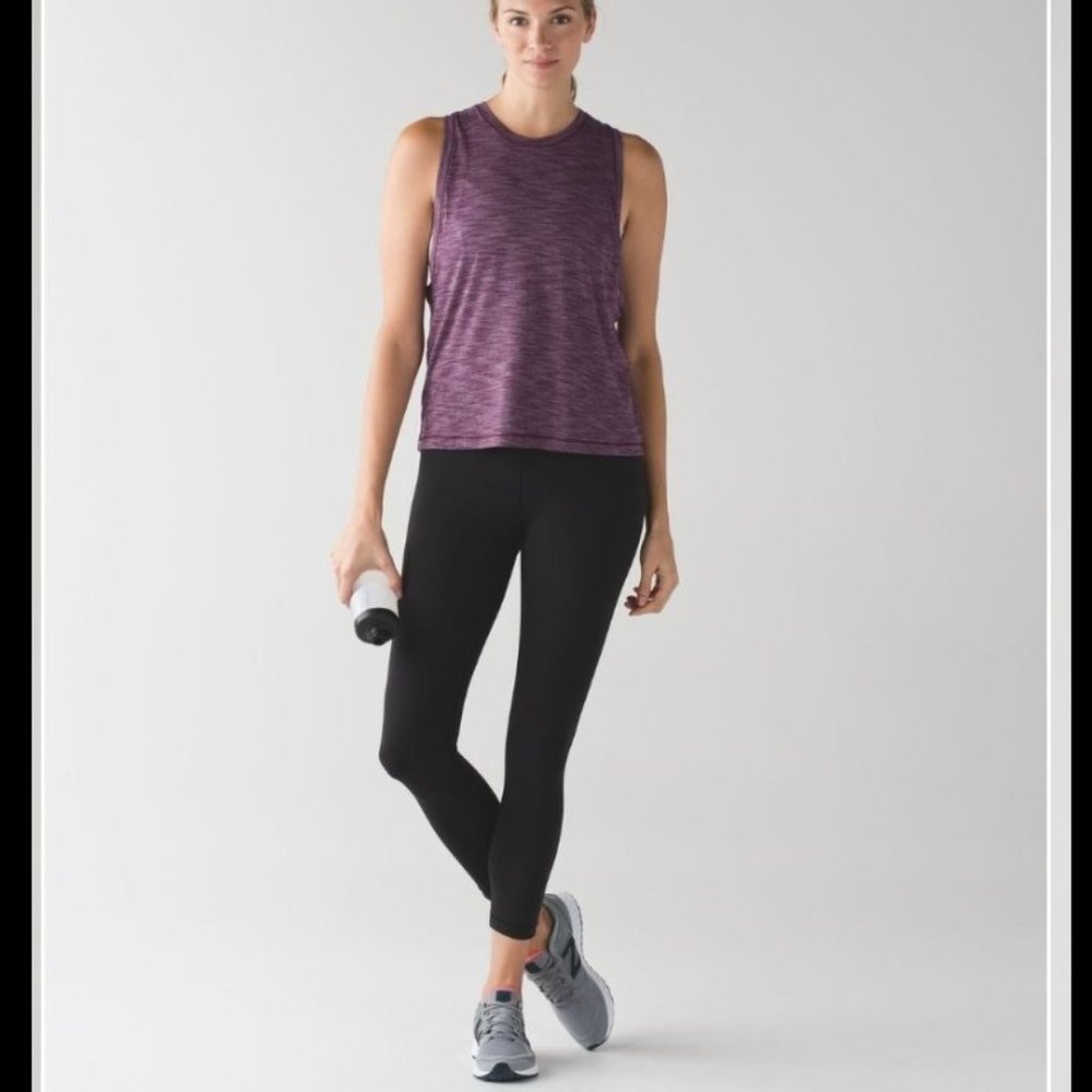 Lululemon Cardio Squad Tank - Heathered Plum